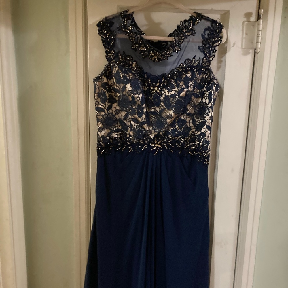 Beaded floor length gown